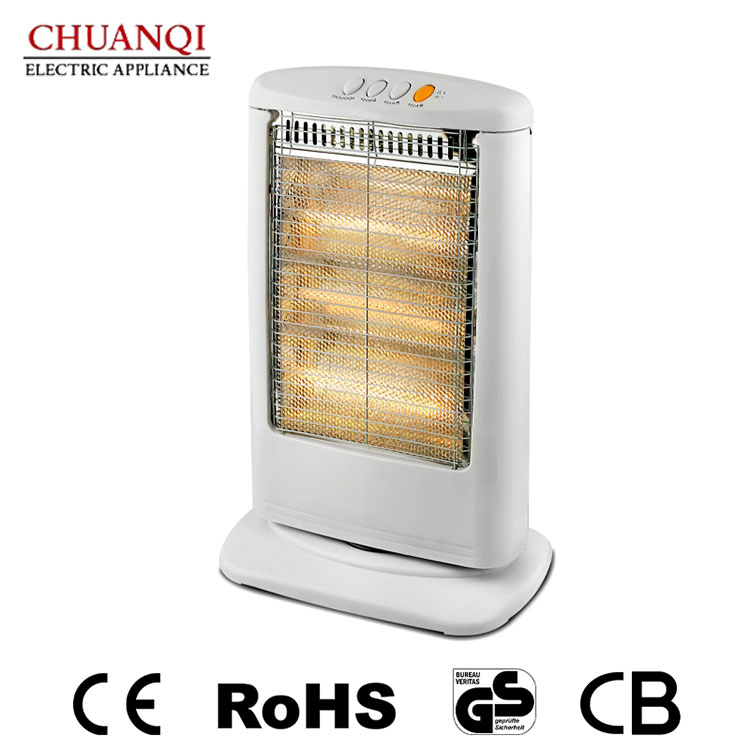Hogyan javítja az otthoni fűtés kényelmét egy 1200 W-os, 3 csöves halogén fűtőelem távirányítóval?